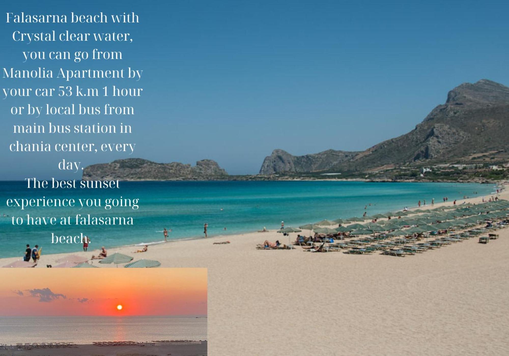Center Manolia Dream 1 Bedroom Apartment 100M Away From The Beach Χανιά Εξωτερικό φωτογραφία